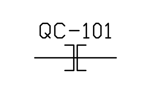 Preview of the Quick coupling symbol, block MAR_QUICK_COUPLING