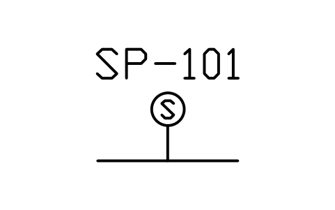 Preview of the Sample point symbol, block MAR_SAMPLE_POINT