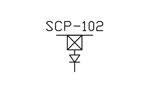 Preview of the Scupper, non-return symbol, block MAR_SCUPPER_NR