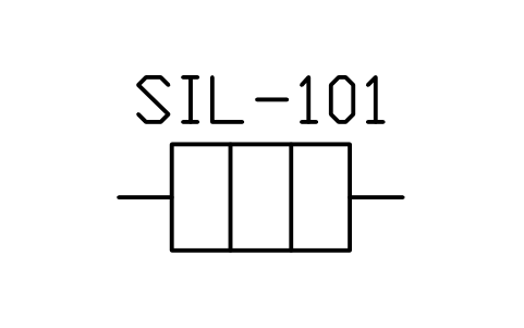 Preview of the Exhaust silencer symbol, block MAR_SILENCER