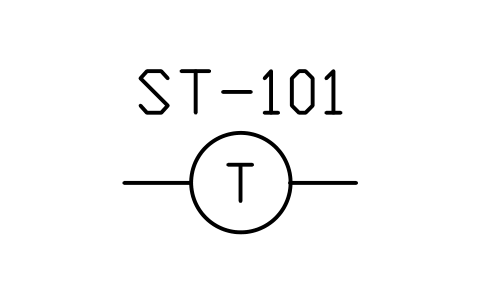 Preview of the Steam trap symbol, block MAR_STEAM_TRAP