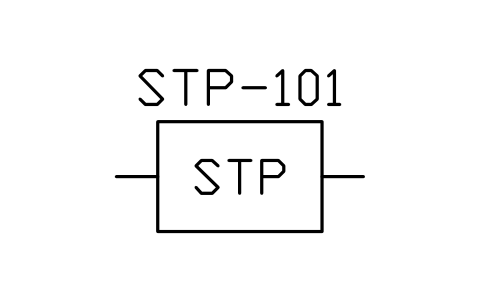 Preview of the Sewage treatment plant symbol, block MAR_STP