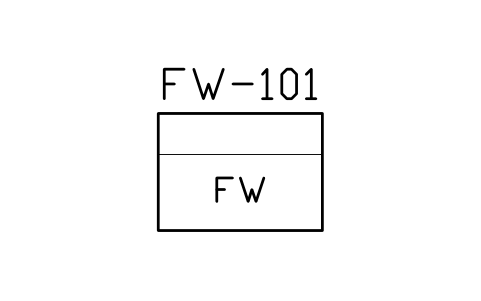 Preview of the Fresh water tank symbol, block MAR_TANK_FW
