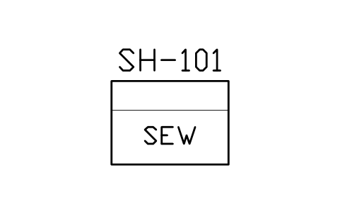Preview of the Sewage holding tank symbol, block MAR_TANK_SEWAGE