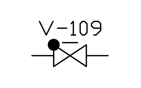 Preview of the Lift check valve symbol, block MAR_VALVE_LIFT