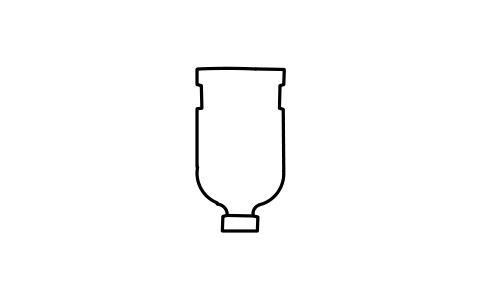Anteprima del simbolo Infusion bottle, blocco EGM_5747