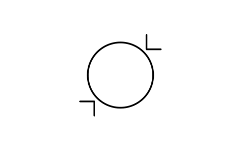 Anteprima del simbolo Outer diameter, blocco EGM_5846
