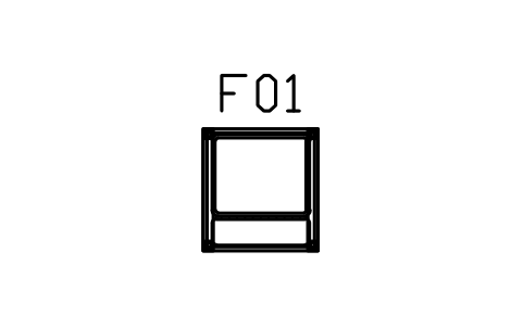 Vorschau des Symbols Sessel, Holzgestell und Leder, Block MED_ARMCHAIR