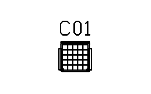 Vorschau des Symbols Esszimmerstuhl mit Armlehnen, Binsensitz, Block MED_CHAIR_CARVER