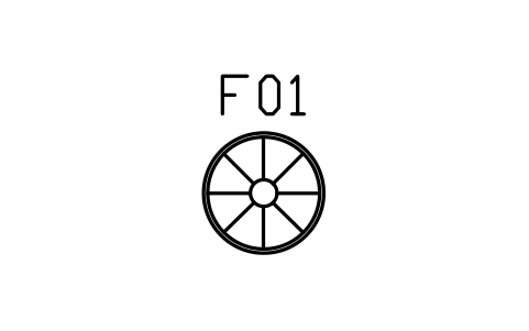 Vorschau des Symbols Couchtisch, rund, Eisen, 800, Block MED_COFFEE_ROUND