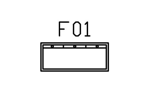 Vorschau des Symbols Kommode, 1200 x 500, Block MED_DRESSER_1200
