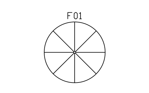 Vorschau des Symbols Sonnenschirm, rund, 2400, Block MED_PARASOL