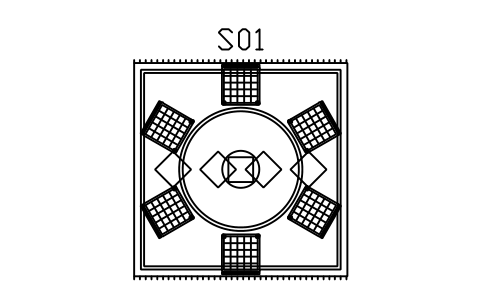 Vorschau des Symbols Essgruppe, rund 1500, sechs Stühle, Block MED_SET_DINING_ROUND