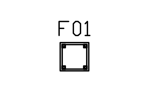 Vorschau des Symbols Beistelltisch, gedrechselte Beine, 500, Block MED_SIDE_500