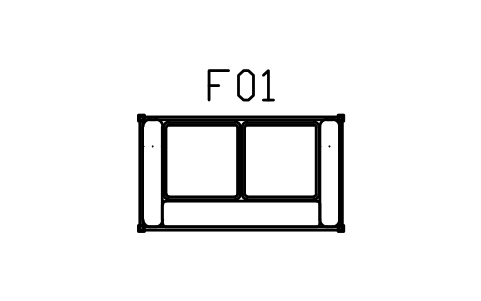 Vorschau des Symbols Sofa, geschnitzt, Zweisitzer, 1700, Block MED_SOFA_2