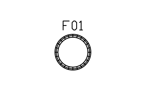 Vorschau des Symbols Runder Tisch mit Tischrock, 1000, Block MED_TABLE_CAMILLA
