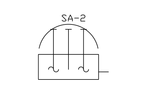 Submerged arc furnace sembolünün önizlemesi, blok MET_ARC_SUBMERGED
