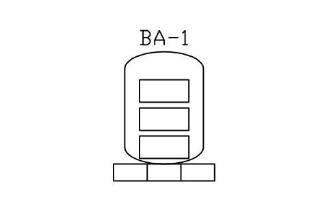 Bell annealing furnace sembolünün önizlemesi, blok MET_BELL_FURNACE