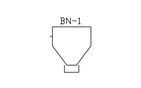Storage bin with gate sembolünün önizlemesi, blok MET_BIN