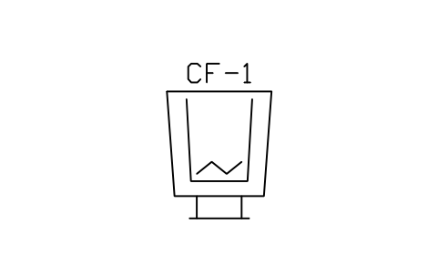 Crucible furnace sembolünün önizlemesi, blok MET_CRUCIBLE