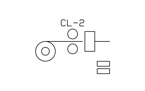 Cut-to-length line sembolünün önizlemesi, blok MET_CTL