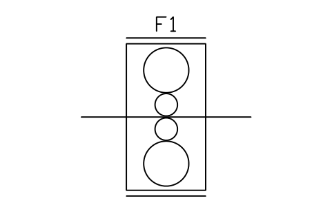 Mill stand, 4-high sembolünün önizlemesi, blok MET_MILL_4HI