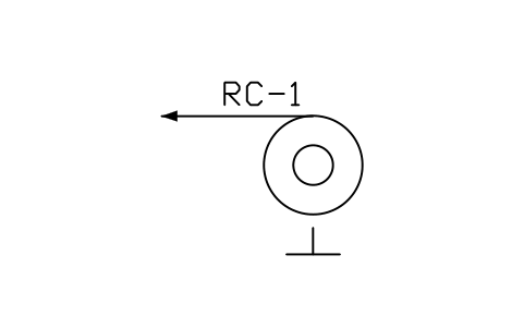 Recoiler (tension reel) sembolünün önizlemesi, blok MET_RECOILER