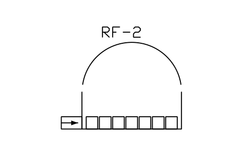 Reheating furnace, pusher sembolünün önizlemesi, blok MET_REHEAT_PUSHER