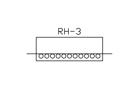 Roller hearth furnace sembolünün önizlemesi, blok MET_ROLLER_HEARTH