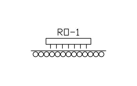Runout table with cooling sembolünün önizlemesi, blok MET_RUNOUT