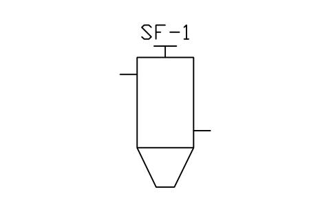 Shaft furnace (DRI) sembolünün önizlemesi, blok MET_SHAFT_FURNACE