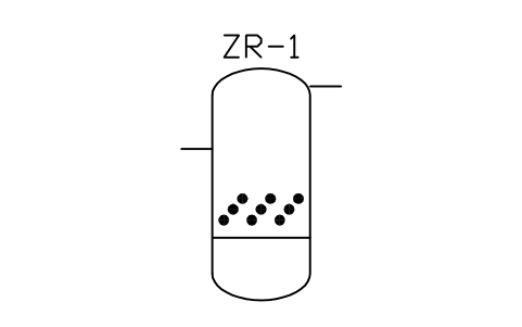 Fluid bed roaster sembolünün önizlemesi, blok MET_ZINC_ROASTER