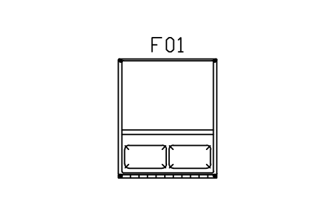 Preview of the Bed, queen, 1600 x 2000 symbol, block MCM_BED_1600