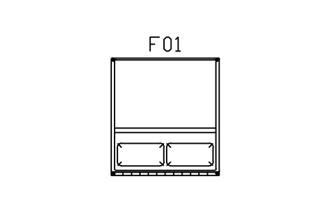 Preview of the Bed, king, 1800 x 2000 symbol, block MCM_BED_1800