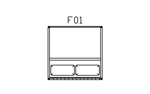 Preview of the Bed, super king, 2000 x 2000 symbol, block MCM_BED_2000