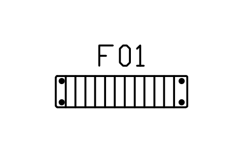 Preview of the Slatted bench, 1600 symbol, block MCM_BENCH_1600