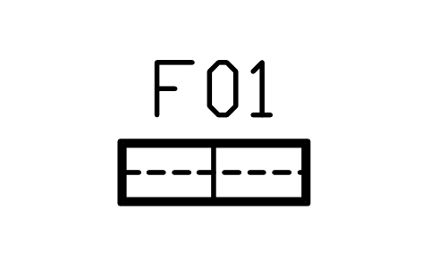 Preview of the Bookcase, 900 x 300 symbol, block MCM_BOOKCASE_900