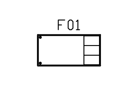 Preview of the Desk, 1600 x 800, drawers right symbol, block MCM_DESK_1600