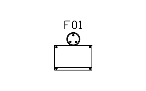 Preview of the Drafting table, 1200, with stool symbol, block MCM_DESK_DRAFTING