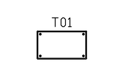 Preview of the Dining table, 1400 x 800 symbol, block MCM_DINING_1400