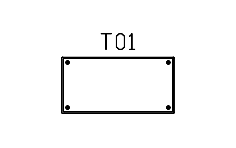 Preview of the Dining table, 1800 x 900 symbol, block MCM_DINING_1800