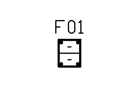 Preview of the File drawer unit, 450 x 550 symbol, block MCM_FILE_UNIT