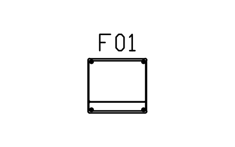 Preview of the Sofa module, 900 symbol, block MCM_MODULE_900