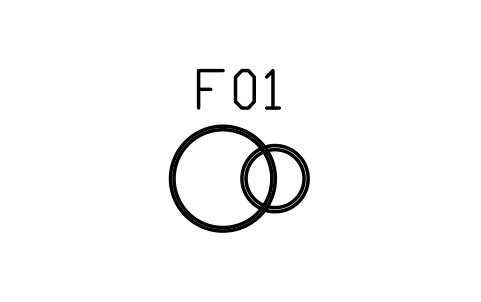 Preview of the Nesting tables, round, set of two symbol, block MCM_NEST_ROUND