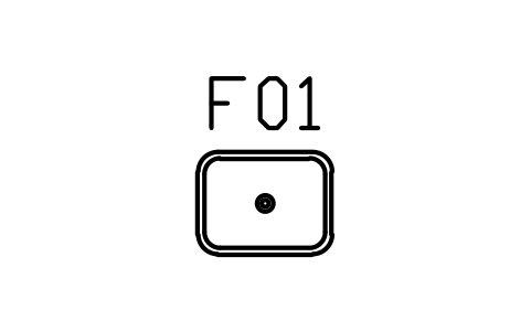 Preview of the Ottoman for lounge chair symbol, block MCM_OTTOMAN