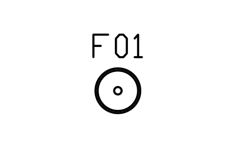 Preview of the Pouf, round, 500 symbol, block MCM_POUF