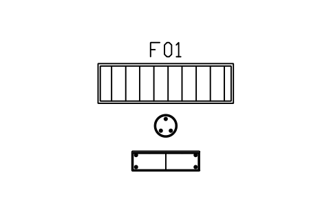 Preview of the Hall set, console, stool, runner symbol, block MCM_SET_HALL