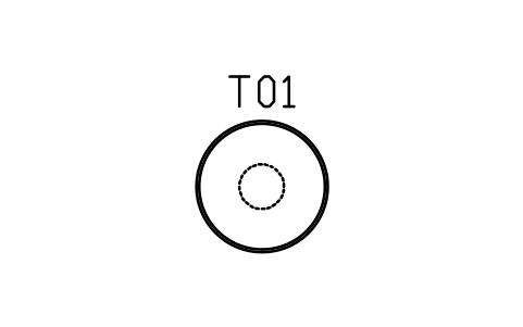 Preview of the Tulip table, round, 1100 symbol, block MCM_TULIP_1100