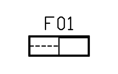 Preview of the Wall unit, 1200, mixed bays symbol, block MCM_WALLUNIT_1200