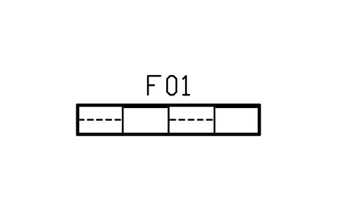 Preview of the Wall unit, 2400, mixed bays symbol, block MCM_WALLUNIT_2400